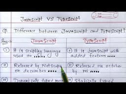 Difference Between Javascript & Typescript | Web Development | Learn Coding