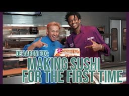 De'Aaron Fox Makes His Signature Sushi Roll at Mikunis