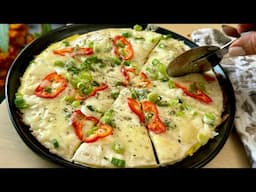 Pour the eggs on the tortilla and you will be amazed by the result! Simple and delicious and healthy