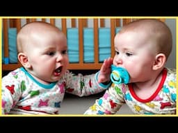 Twin Baby's Funniest BATTLE Compilation - Funny Baby Video