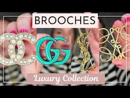 LUXURY BROOCH COLLECTION * Chanel, YSL, Gucci, Loewe