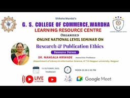 National Level Seminar on Research and Publication Ethics