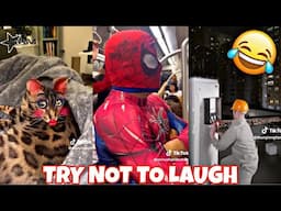 TRY NOT TO LAUGH 😂 NEW Funny Memes 2024 😆😂 #1