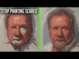 Stop being careful when you paint portraits