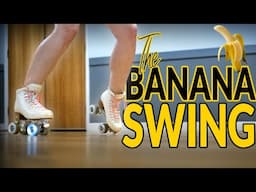 Learn The Banana Swing On Roller Skates - Practice Inside Edges & Backwards Pivots