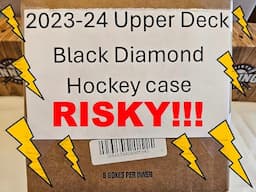 AN ENTIRE CASE OF 2023-24 UD BLACK DIAMOND HOCKEY!!!