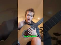 “Blackbird” is genius! (Fingerstyle guitar tips) #shorts #guitar #fingerstyle