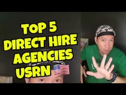 Top 5 direct hire Agency per Vote