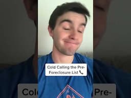 Cold calling the pre foreclosures lol