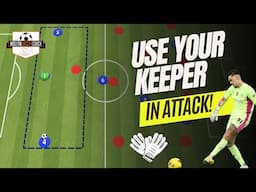 3 Ways to Build & Attack Using Your Goalkeeper