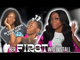 CAN SHE INSTALL HER OWN WIG? SUPER BEGINNER GLUELESS PRE-EVERYTHING™ WIG INSTALL FT. UNICE