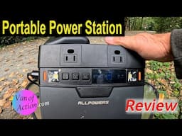 All Powers Portable Power Station review for van life car camping hiking and general recreation use