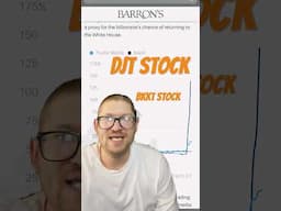 DJT stock Falls after talk about buying Crypto Platform BKKT which is up 160% #djtstock #bkkt