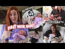 Our FIRST week home with our NEWBORN BABY!