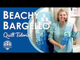 We LOVE this easy BARGELLO Quilt! 🌊 Free Beachy Bargello Quilt Pattern 🏖️ Fat Quarter Shop