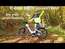 E-Bike BK16 von HITWAY – Die erste große Radtour 🚴‍♂️⚡