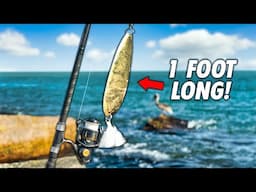 this happens when you use a FOOT LONG SPOON at the jetty - monster fishing