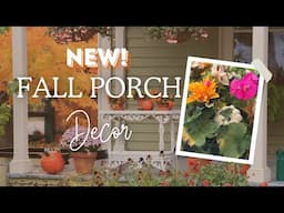 Porch Fall Decor - Decorate with me for Fall 🍁