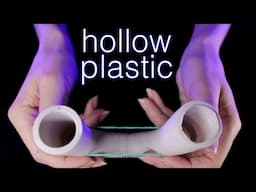 [ASMR] Hollow Plastic * Scratching, Brushing, Rubbing (NO TALKING)