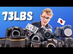 Unboxing 73lbs of mystery camera gear from Japan