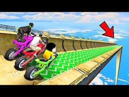 SHINCHAN AND FRANKLIN TRIED THE IMPOSSIBLE PARKOUR CHALLENGE GTA 5