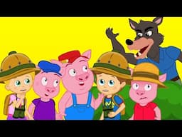 Three Little Pigs Song | Nursery Rhymes & Kids Songs