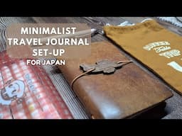 My Minimalist Travel Journal Setup for Japan ✈️🇯🇵 Traveler's Notebook Passport