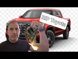 RIP Toyota!  500 Million Dollar Recall! New Toyota Tundra with bad engines!