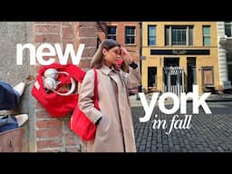 New York City Fall Vlog (chopping my hair)