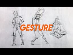 Let's practice GESTURE DRAWINGS ✏️