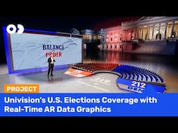 Univision's U.S. Elections Coverage with Real-Time AR Data Graphics #datavisualization