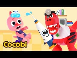 Time for a Vaccine Shot😰 I'm So Scared + More Fun Kids Songs | Cocobi Nursery Rhymes