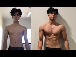 Kristian Apostol 1 Year Body Transformation 15-16