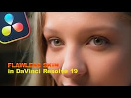 FLAWLESS SKIN in a couple of clicks! -  DaVinci Resolve tutorial