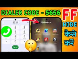 Free Fire Max Dial Pad mein kaise Chupaye | How to Hide Free Fire in Dialer | Free Fire Hide Dialer