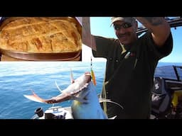 Boat Fish With Lures - Tasty Smoked Porae & Puha Pie