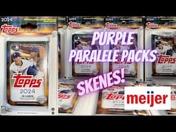 2024 Topps Update Meijer Purple Blister Packs!! $5 Per Pack 1 Purple Parallel