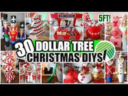 30 Dollar Tree Christmas DIYs that DON'T LOOK CHEAP! ($1.25 HACKS for 2024)