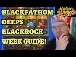 Blackfathom Deeps BFD Dungeon Guide - Blackrock Week - Thaurissan Rend Drakkisath - Warcraft Rumble