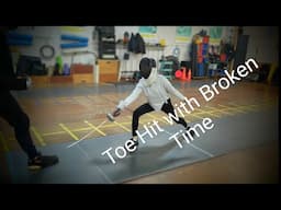 Toe Hit and Broken Time Attack | French Grip | Epee Lesson