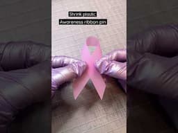 SHRINK PLASTIC 3D AWARENESS RIBBON