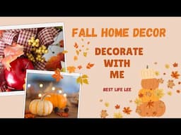 FALL HOME DECOR - DECORATE WITH ME 🍁