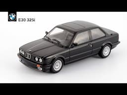 BMW E30 325i 1989 Schwarz • Minichamps Sondermodelle • Масштабные модели автомобилей 1980-х 1:43