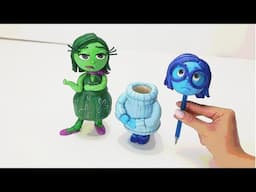 Faire ressembler les stylos à vos personnages préférés || Inside Out Inspired Crafts 🤩