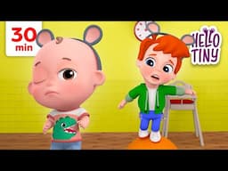 Hickory Dickory Dock ⏰ | Kids Songs and Nursery Rhymes | Hello Tiny