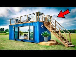 Man’s DIY Container Home with Rooftop Terrace Looks Straight Out of a Designer’s Dream!