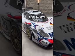 The flying Porsche GT1 #shorts