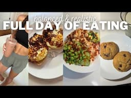 FULL DAY OF EATING | balanced & realistic, whole foods based diet