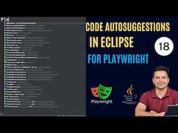 Eclipse IDE Autocomplete Code For Playwright| Code Suggestion in Eclipse For Playwright