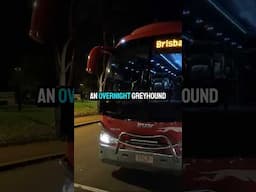 17 hours Sydney to Brisbane on an overnight bus #travel #overnightbus #bus #greyhound #australia